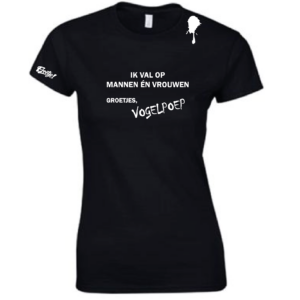 T-Shirt "Ik Val Op Mannen En Vrouwen" Dames
