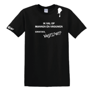 T-Shirt "Ik Val Op Mannen En Vrouwen" Heren