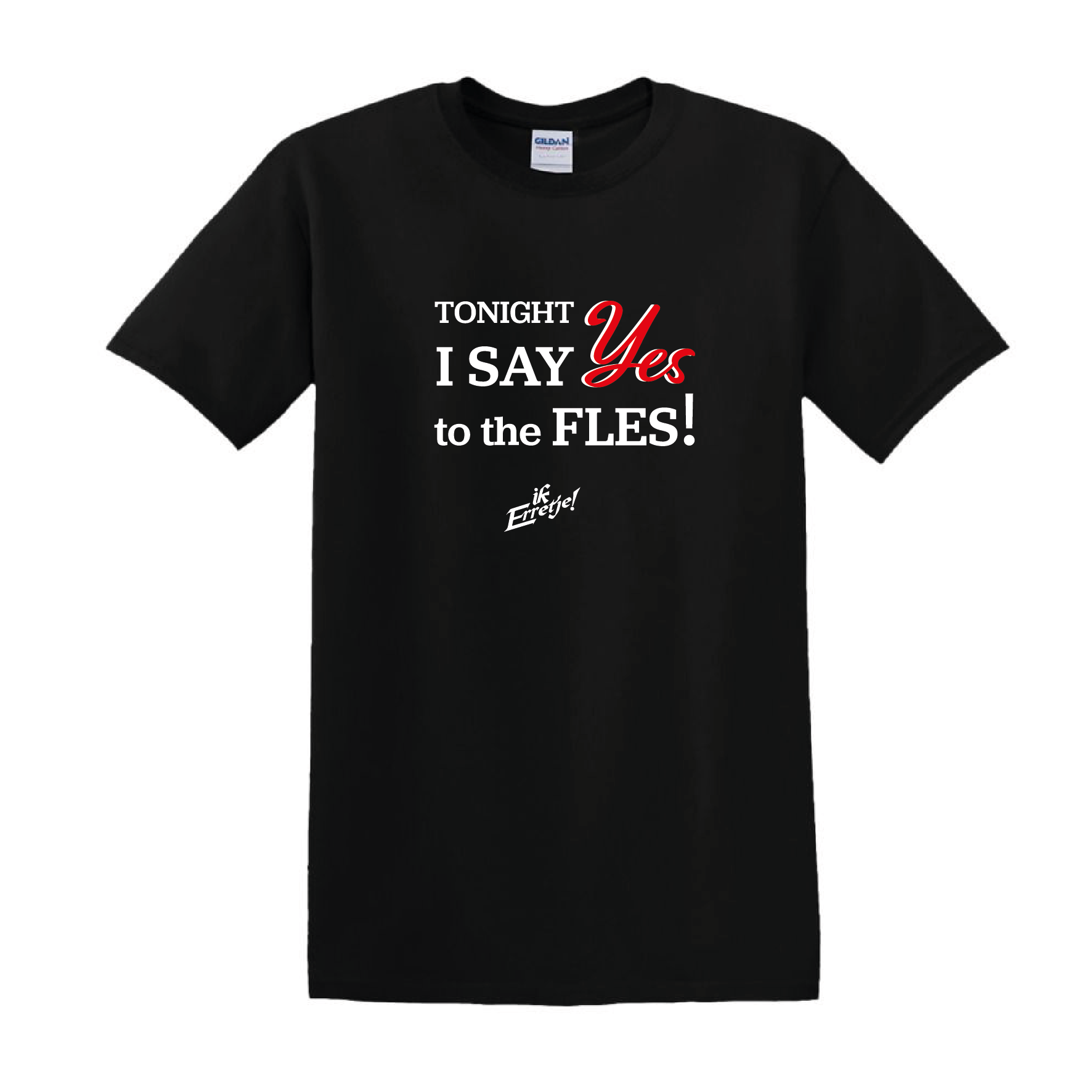 T-Shirt "I Say Yes To The Fles" Heren