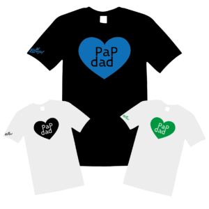 T-Shirt "PapDadHart" Heren
