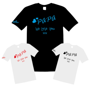 T-Shirt "PapaWeLoveYou" Heren