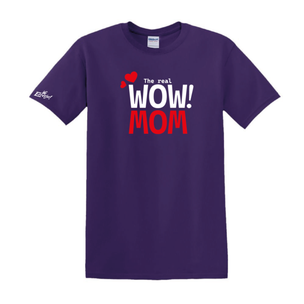 T-Shirt "Wow Mom" Dames - Afbeelding 4