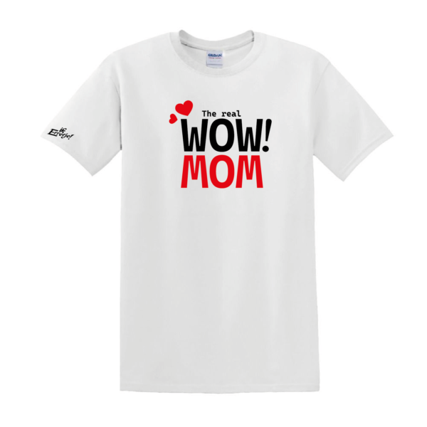 T-Shirt "Wow Mom" Dames - Afbeelding 3