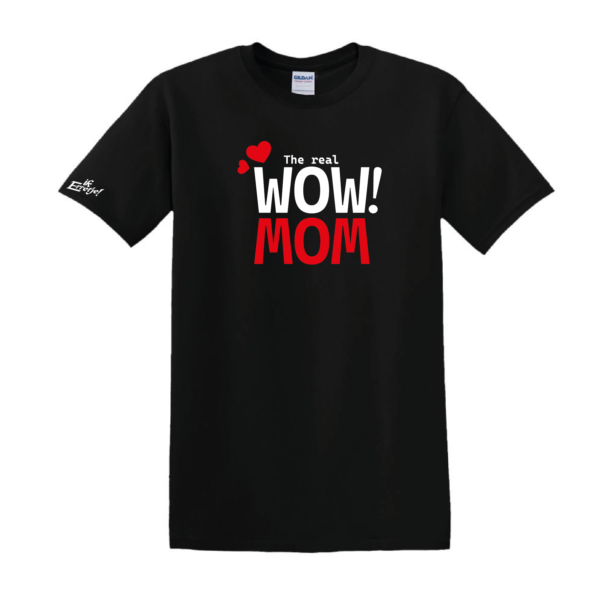 T-Shirt "Wow Mom" Dames - Afbeelding 2