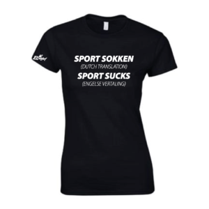 T-Shirt "SportSokken" Dames
